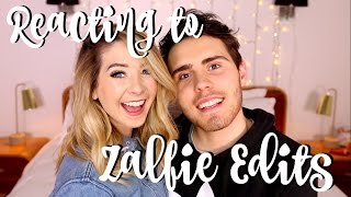 Reacting To Zalfie Edits | Zoella