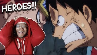 ONE PIECE EP. 919 REACTION! - THE PRISON HEROES!!!