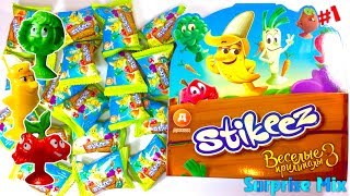 Весёлые ПРИЛИПАЛЫ 3 из Дикси - АКЦИЯ в ДИКСИ - Сюрпризы STIKEEZ Surprises СТИКИЗЫ С ГРЯДКИ + Альбом