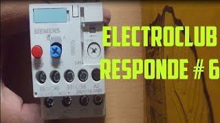 ElectroClubResponde #6 ¿Terminal A2 en un Relé de Sobrecarga Bimetálico ?