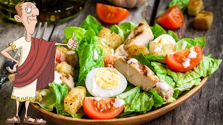 ЦЕЗАРЬ салат с КУРИЦЕЙ + СОУС для салата ЦЕЗАРЬ рецепт
