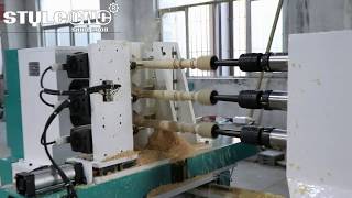 STYLECNC 3 axis CNC wood lathe, stair armrest wood lathe