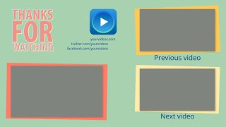 Top 10 Outro Templates 2D + Free Download 2018  | Video Motion Pro