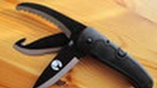Охотничий нож с тремя лезвиями Выставка Охота и Рыбалка