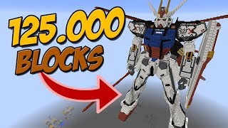 ESTRUCTURAS GIGANTES EN MINECRAFT (125.000 BLOQUES) - Instant structures mod
