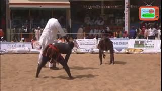 Lutte traditionnelle nigérienne - Zinder 2018   Combat 6 du 2e Jour