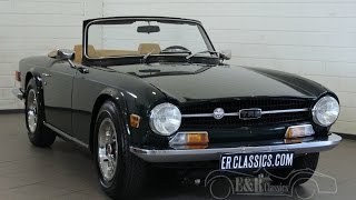 Triumph TR6 1971 cabriolet, Overdrive, BRG fully restored -VIDEO- www.ERclassics.com