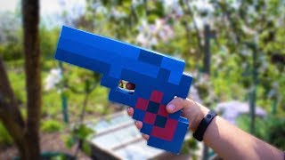 КАК СДЕЛАТЬ ПИСТОЛЕТ ИЗ МАЙНКРАФТА #minecraft #DIY #майнкрафт