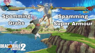 Super Armor Limit Burst Vs Grab Spamming! | Dragon Ball Xenoverse 2