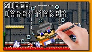 I'm in Super Mario Maker?! | Mario Maker Mods | Super Darby Maker