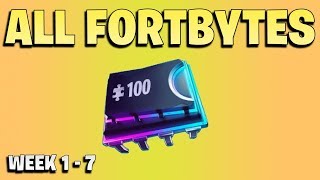 All Fortbytes week 1 - 7 -  Fortnite Season 9