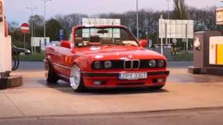 BMW Red E30 cabrio 325i m50b25