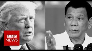 Trump vs Duterte - who said what? - BBC News