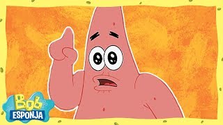 Los pensamientos de la mente de Patricio | Bob Esponja en Español