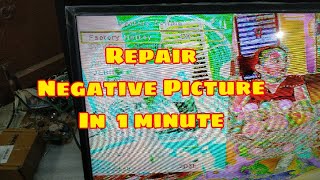 Negative Picture Repair By Remote //Micromax 32 Inch LED TV Dull Picture Repair