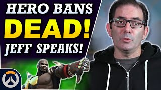 Jeff DEBUNKS Hero Bans!  Teases BIGGER Update Instead? (Overwatch News)