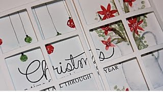 MAMA ELEPHANT DESIGNER SERIES | PEEK A FRAMES CHRISTMAS FLORAL CARD