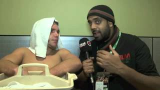 BILLY JOE SAUNDERS POST-FIGHT INTERVIEW FOR iFILM LONDON / SAUNDERS v BLACKWELL