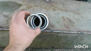 Бак из нержавейки на УАЗ 3303.