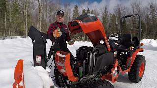 #140 Kubota B2601 Compact Tractor B2782 Snowblower. The Last Dance?