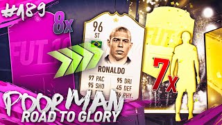 7 WALKOUTS! Complete PRIME RONALDO with LEAGUE SBC PLAYERS? - POOR MAN RTG #189 - FIFA 19