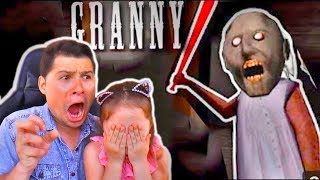 О НЕТ! ЗЛАЯ БАБУЛЯ GRANNY в игре пять дней с бабулей Летсплей от Папы и Вари