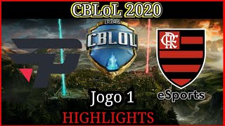 CBLoL PAIN vs FLA highlights do jogo 1 | CBLoL 2020 paiN vs Flamengo jogo 1.