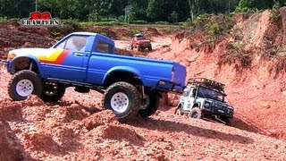 15 RC Trucks scale 4x4 offroad adventures at Woodgrove Ave: Part 1