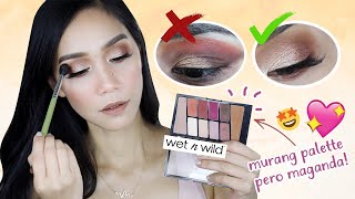 PAANO MAG APPLY AND BLEND NG EYESHADOW (Tips for BEGINNERS!) Ft. WET N WILD PALETTE