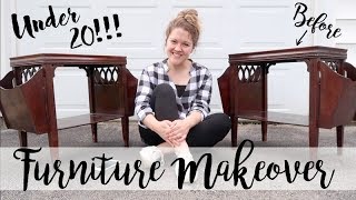 THRIFTED FURNITURE | MAKEOVER | UNDER $20