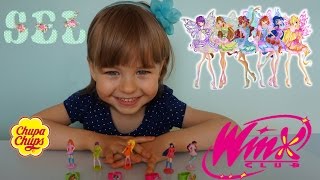 Открываем шоколадные шары Chupa-Chups Клуб Винкс от Чупа-чупс Winx Club Unboxing Chocolate Eggs