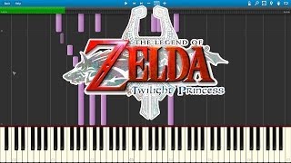 Hyrule Field At Night - Legend Of Zelda : Twilight Princess (Piano Cover) [Synthesia]