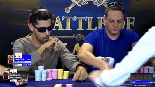 Battle of Malta 2017 Main Event Final Table - H07 Nadav JT vs Yaron QJ sound