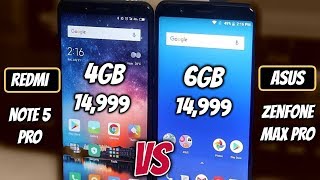 Asus Zenfone Max Pro 6GB VS Redmi Note 5 Pro | The Perfect Battle!