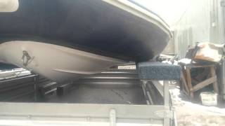 Стапель для лодки ПВХ на универсальном прицепе МЗСА 817701. ЦЛП АРИВА.