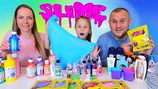 Попробуй Угадать из Чего СЛАЙМ? Слайм Челлендж Чао Юля