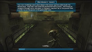 Aliens vs Predator Evolution - Hard Walkthrough - Alien Mission 5: Sewers