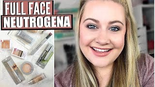 FULL FACE TESTING OUT NEUTROGENA MAKEUP | LEAH JANAE