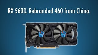 AMD Radeon RX 560 D vs GTX 1050 and GT 1030 on i5-2400