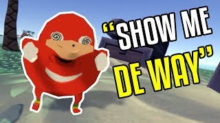 Invading Ugandan Knuckles Island - VR CHAT - Funny Moments
