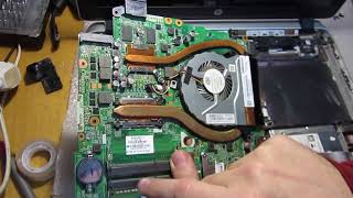 ноутбук HP 15P 105NR Разборка, чистка от пыли, сборка