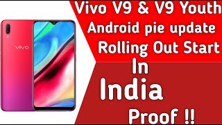Vivo v9 & V9 Youth Android Pie Update Rolling Out?| Official Pie Update  V9 & V9 Youth Released