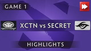 Execration vs Team Secret [Game 1] ROG MASTERS 2016 - Dota Highlights