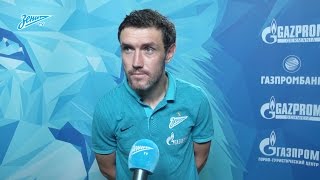 «Зенит-ТВ»: интервью Юрия Жиркова после матча с ЦСКА