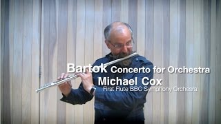 Bartok - Concerto for Orchestra Flute solo demonstrated by Michael Cox