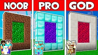Minecraft - NOOB vs PRO vs GOD : FAMILY SECRET PORTAL in Minecraft Animation