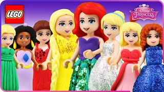 ♥ LEGO Disney Princess ENCHANTED TALES Compilation (Ariel, Frozen, Rapunzel, Cinderella..)
