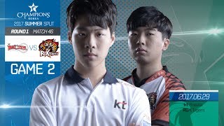 kt vs ROX 2SET [17.06.29] 2017 LCK SUMMER