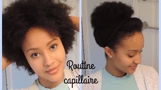 ♡Routine capillaire Wash And Go + Afro Puff♡ (produits faits maison)