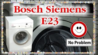Стиральная машина Bosch ошибка E23, причина, вода в поддоне